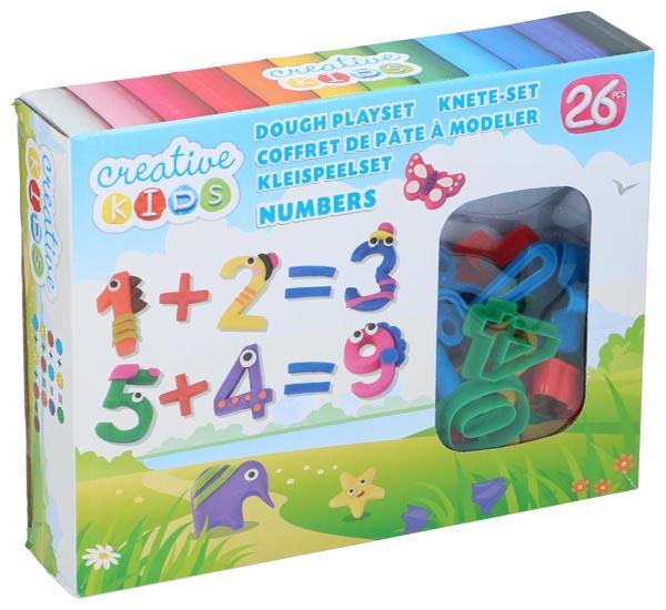 Creative kids Knete Spielset Zahlen 5x28g