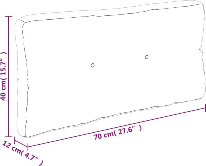 Actual product image VidaXL Yener (70 x 40 x 10 cm)