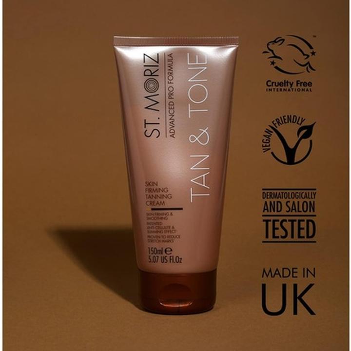 Produktbild St. Moriz Firming Self Tanning Cream Medium Advanced Pro Gradual Tan & Tone (Skin Firming Self Tan (Selbstbräunungstuch)