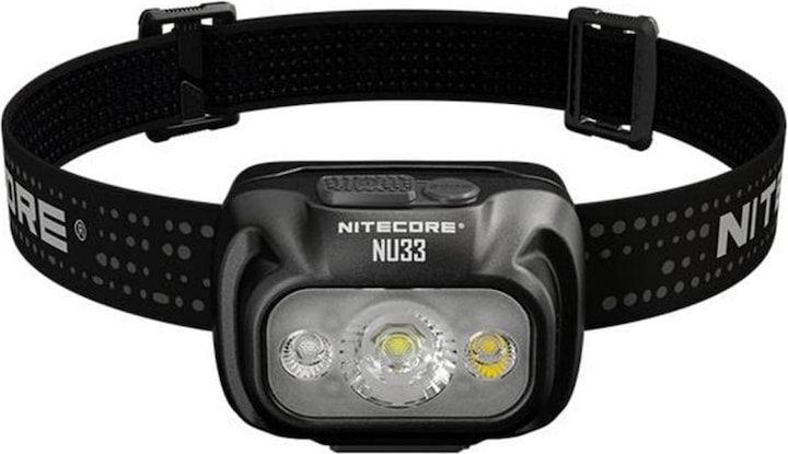 Immagine prodotto Nitecore NU33 Lampada frontale ricaricabile USB C a tripla uscita (700 lm)