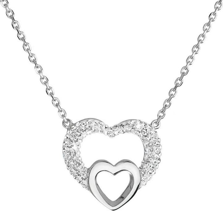 Immagine prodotto Evolution Group Collana a cuore in argento con Swarovski 32032.1 (L)