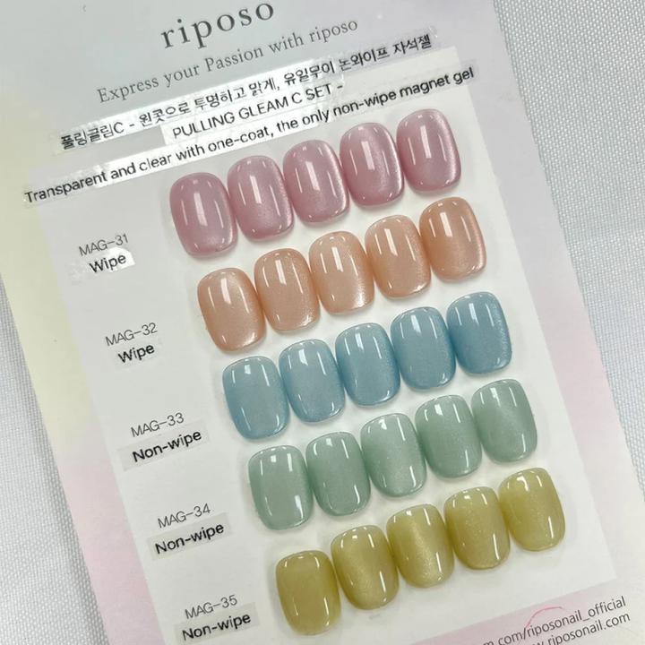 Produktbild Riposo Pulling Gleam C - MAG34 (10ml) (Various, Gel-Effekt Nagellack)