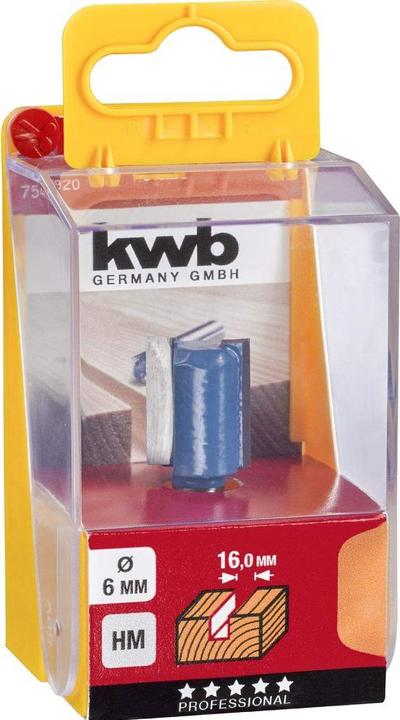 Produktbild kwb Hm Nutfräser 16 Mm