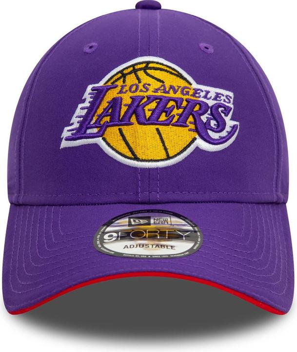 Actual product image New Era 9Forty Strapback Cap MICROFIBRE Los Angeles Lakers