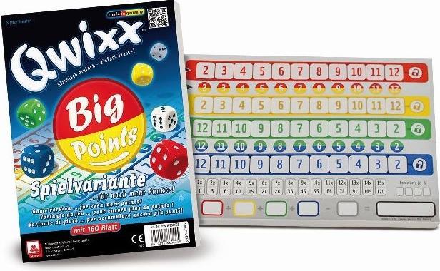 Actual product image NSV Qwixx Big Points (German, 2 - 5 Players)
