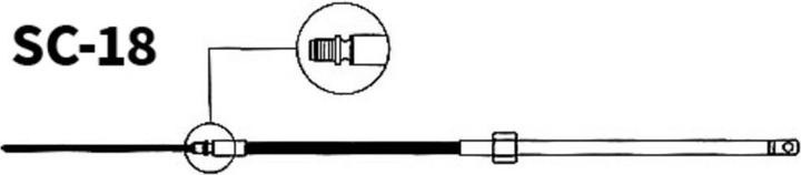 Multiflex Steuerkabel SC-18 für Steuerwerk LM-H-201