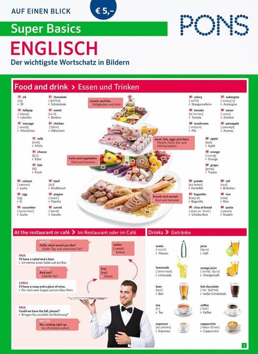 Produktbild Super Basics auf einen Blick Englisch (Deutsch, Englisch, 2018)