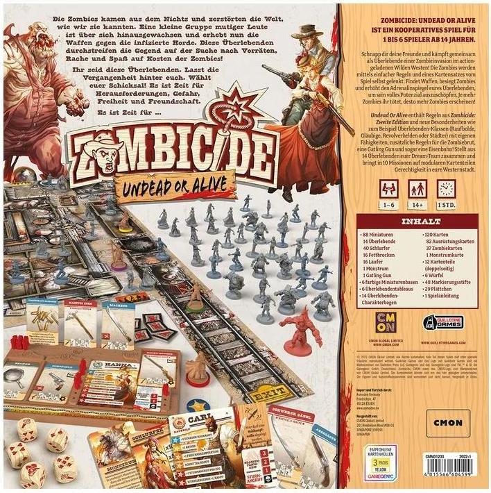 Image du produit Asmodée ASM Zombicide Undead or Alive CMND1233 (Allemand, 1 - 6 Joueur)