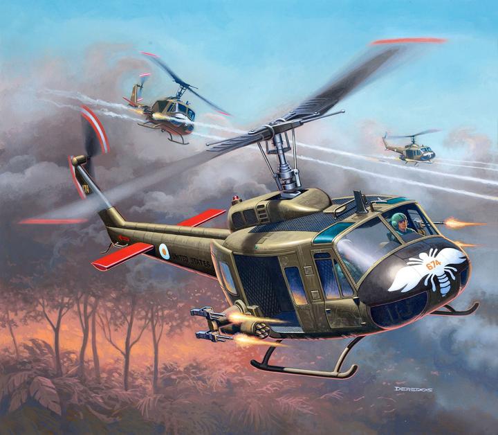 Actual product image Revell Bell UH-1H Gunship