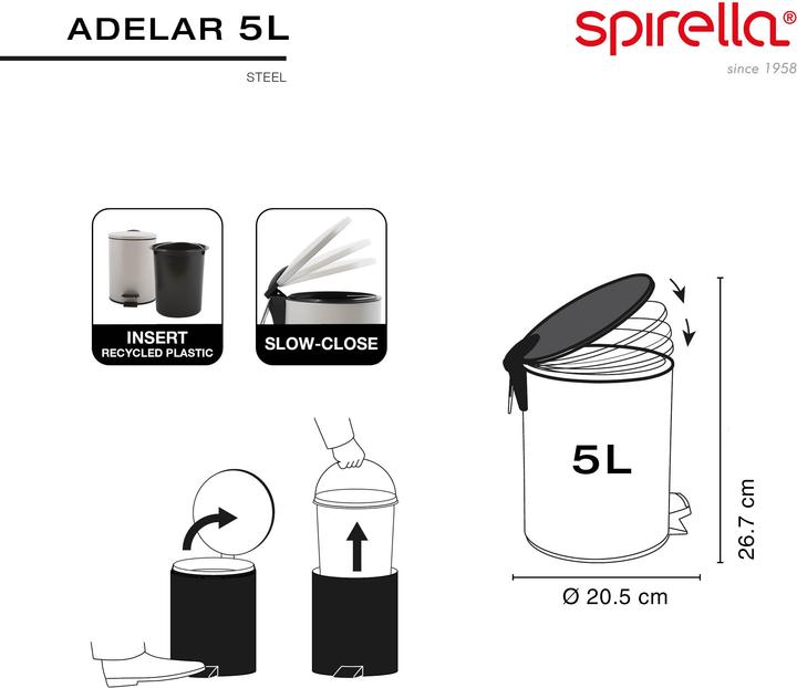 Actual product image spirella Adelar (5 l)
