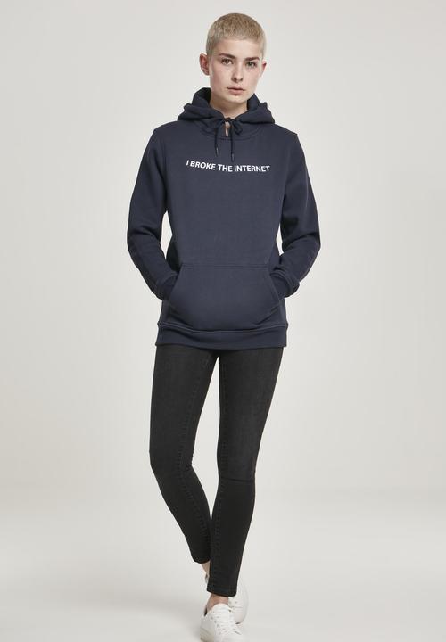 Immagine prodotto Merchcode Felpa con cappuccio da donna I Broke (S)