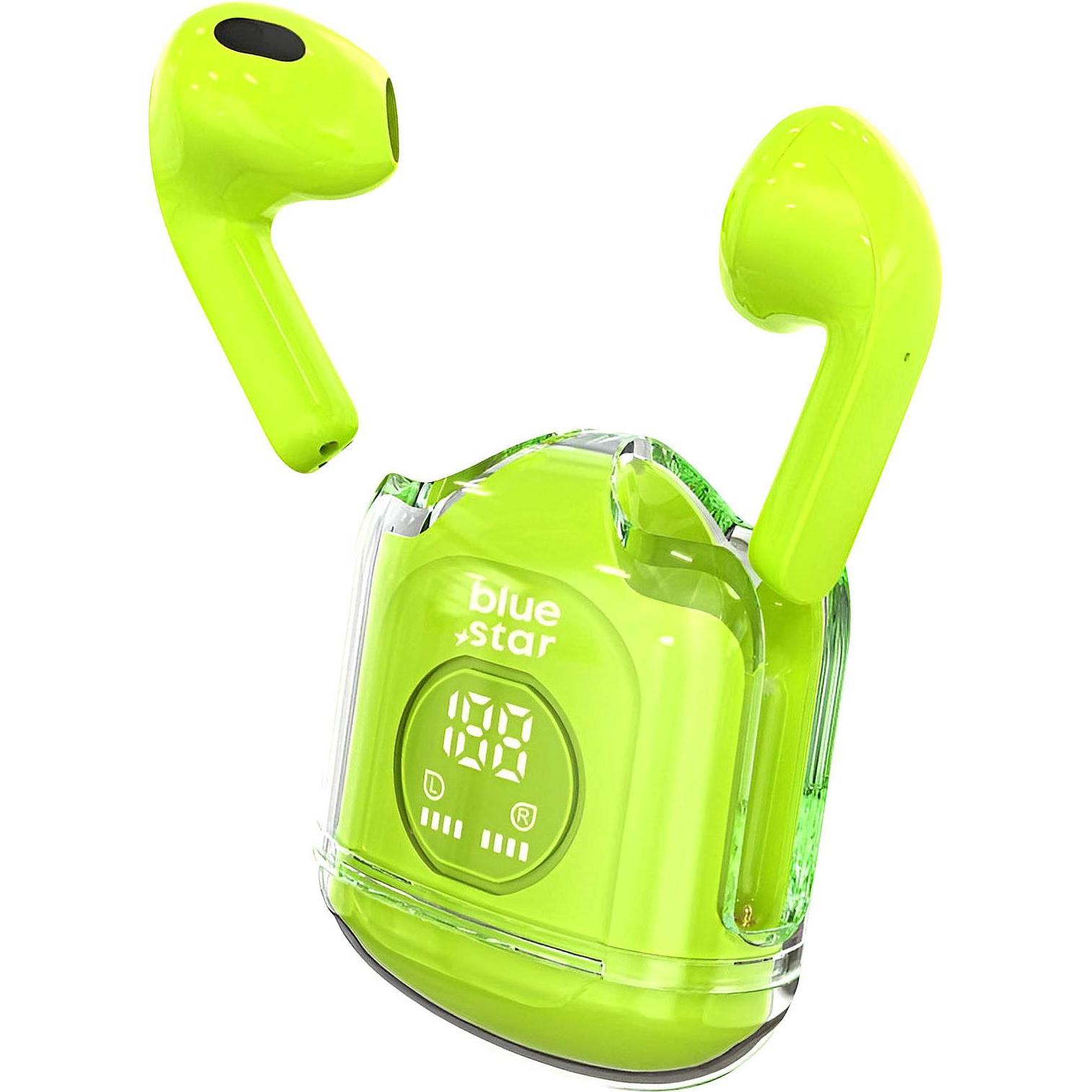 Blue Star Premier Transparency Fi22 Bluetooth Kopfhörer (5 h, Kabellos), Kopfhörer, Grün