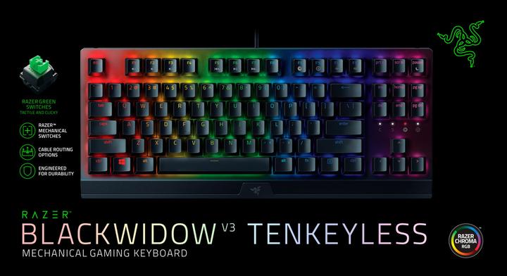 Actual product image Razer BlackWidow V3 TKL (DE, Cable)