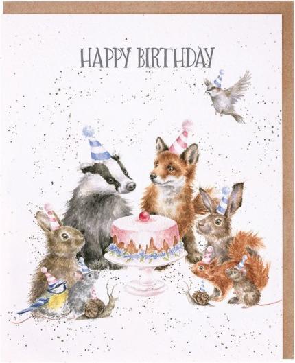 Wrendale Design Geburtstagskarte - Waldtiere HAPPY BIRTHDAY Wrendale Designs (1 pcs.)