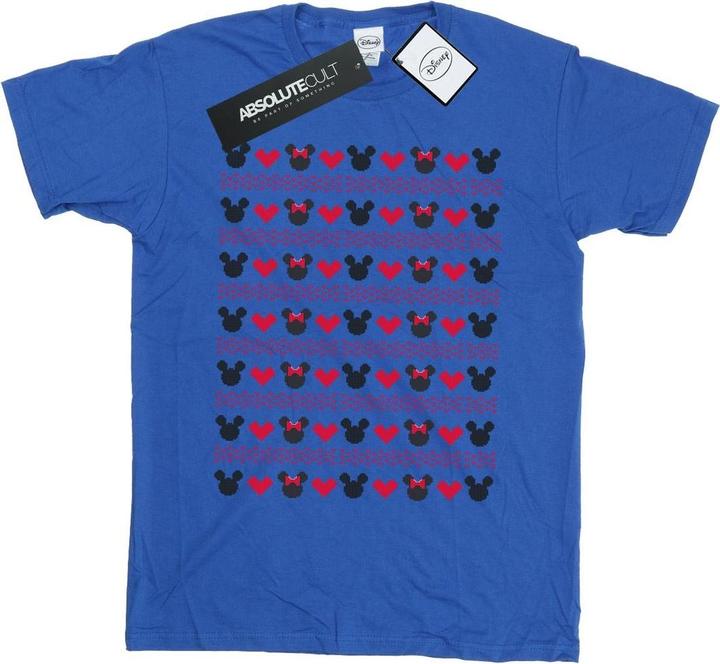 Immagine prodotto Disney Mickey And Minnie Christmas Hearts Maglietta Uomo (XL)