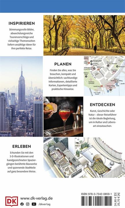 Produktbild DK Vis a Vis New York (Deutsch, DK Verlag Reise, 2025)
