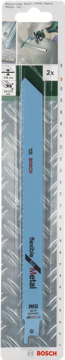 Bosch Zubehör Sabre Saw Blade Bimetal, S 1122 BF Flexible for Metal