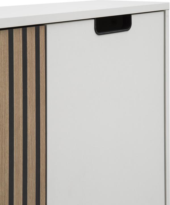 Produktbild Schildmeyer Ryker Unterschrank mattweiss / Akustikpaneel Optik (59.80 x 19.55 x 85.20 cm)