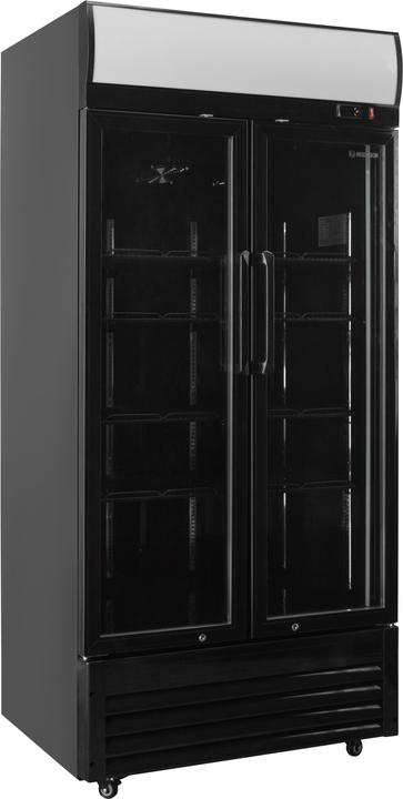 Produktbild Gastro Hero Getränkekühlschrank ECO miteuchtaufsatz und Klapptüren (630 l)