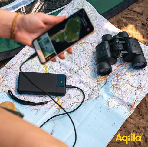 Produktbild Aqiila Powerbird B20B+ - Powerbank 20000 mAh, 65W - Black (20000 mAh, 65 W, 74 Wh)