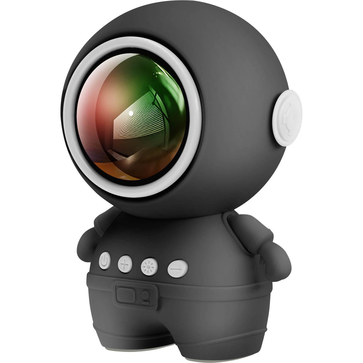 Avizar K09 Astronauten-Lautsprecher (6 h), Bluetooth Lautsprecher, Schwarz