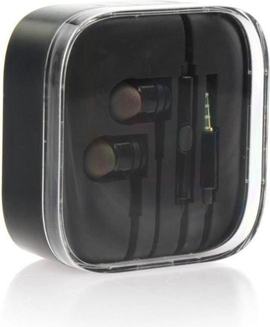 Immagine prodotto Partner Telecom Wired headphones OEM Wire earphones Jack 3,5 mm with microphone Mi metal box black