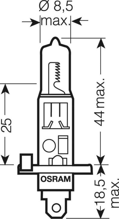 Image du produit Osram Ampoule (H1)