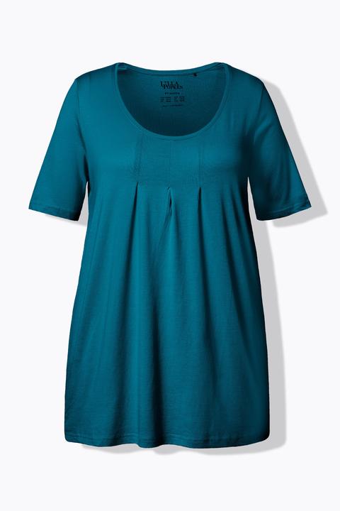 Actual product image Ulla Popken Essential Front Pleat Tee (58)