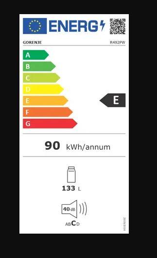 Energie-Label Gorenje R 492 PW (133 l)