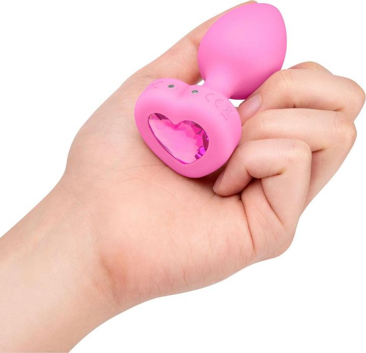 Produktbild Earthly Body B-Vibe - Vibrating Heart Plug S/M Pink