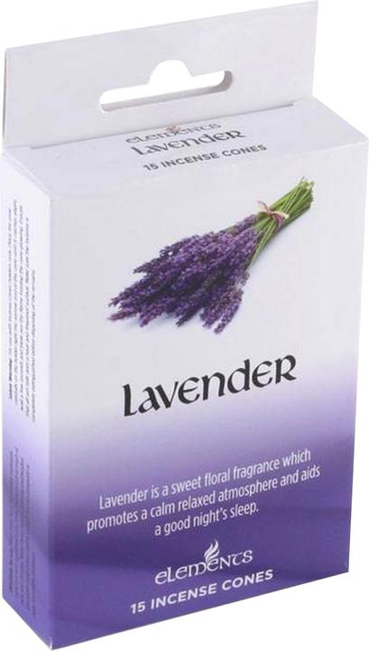 Produktbild Rabe Räucherkegel Lavendel Box mit 12 Packungen