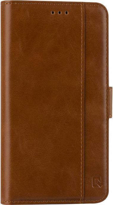 Actual product image UNIQ Accessory Case iPhone 13 - Book Case imitation leather brown with 3 card slots No.177 (Apple iPhone 13)