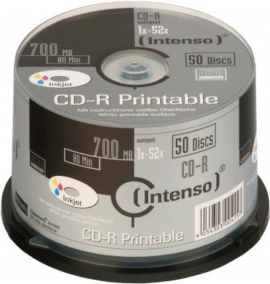 Actual product image Intenso CD-R Cakebox (50x)