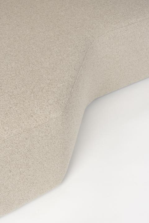 Produktbild Zuiver Prosper Sofa Right Cappuccino (Ecksofa)