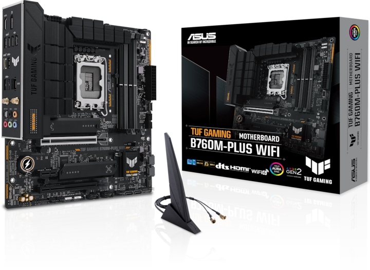 Produktbild ASUS TUF GAMING B760M-PLUS WIFI (LGA 1700, Intel B760, mATX)