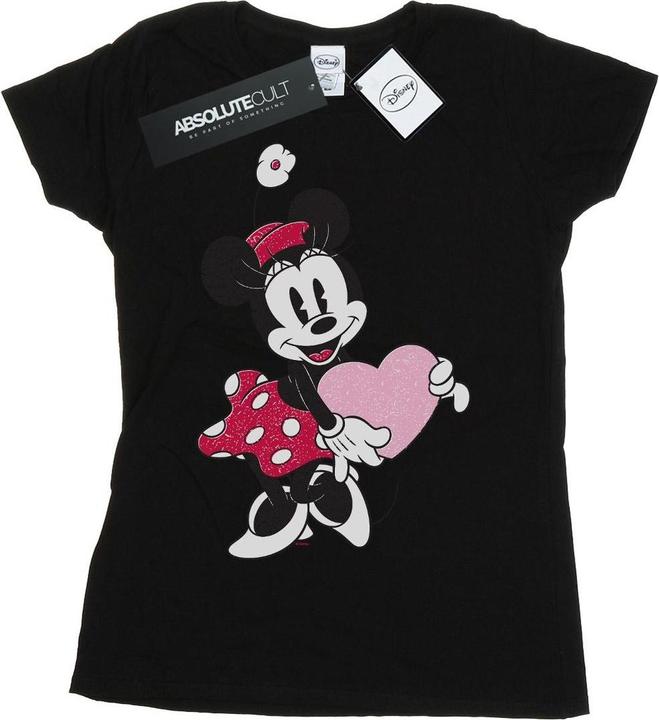 Immagine prodotto Disney Minnie Mouse Love Heart Maglietta Donna (L)