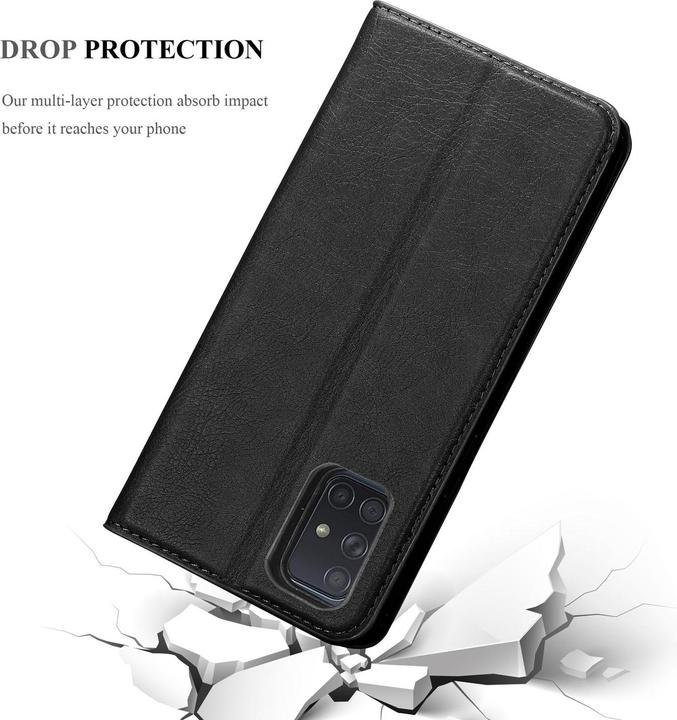 Actual product image Cadorabo Book Invisible Magnet Cover (Samsung Galaxy A72 5G)