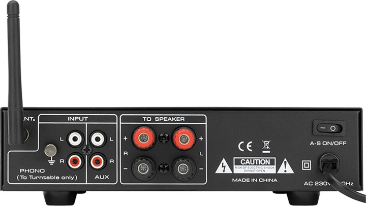 Immagine prodotto Dynavox Amplificatore stereo compatto VP40 con ingresso phono e BT, colore nero
