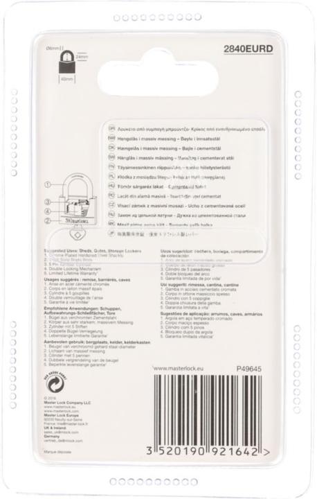 Image du produit Master Lock 2840eurd