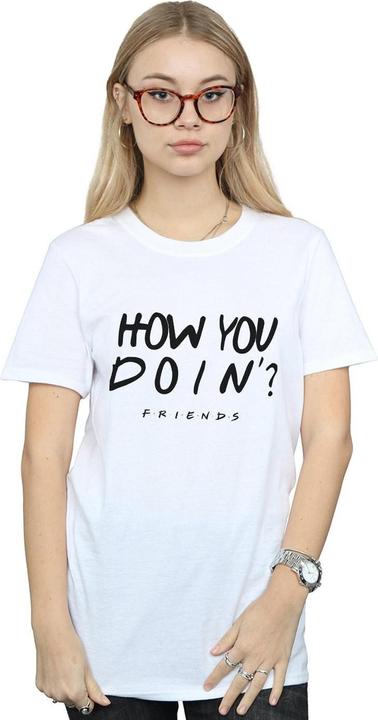 Produktbild Friends How You Doin? Boyfriend Fit TShirt (L)