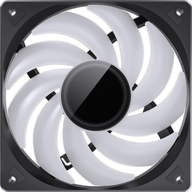 Actual product image Jonsbo CR-1000 V2 PRO ARGB - black (154 mm)