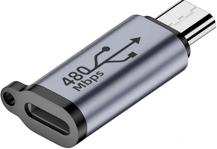 PhoneLook Lightning zu Micro USB Hochwertiger Lade-Adapter Stecker Datentransfer 480Mbps (Lightning, Micro USB)