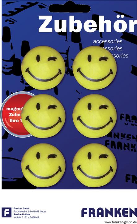 Actual product image Franken Magnets smilies (6 x)