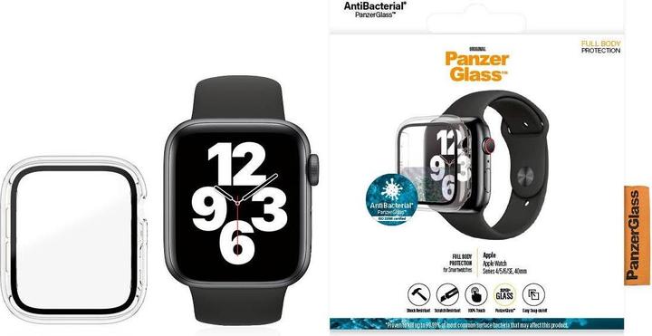 Image du produit PanzerGlass Protection d'écran intégrale (Apple Watch Series 4, Apple Watch Series 5, Apple Watch Series 6, Apple Watch SE)