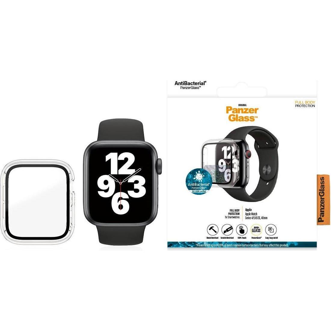 PanzerGlass Displayschutz Full Body, Smartwatch Schutzfolie, Transparent