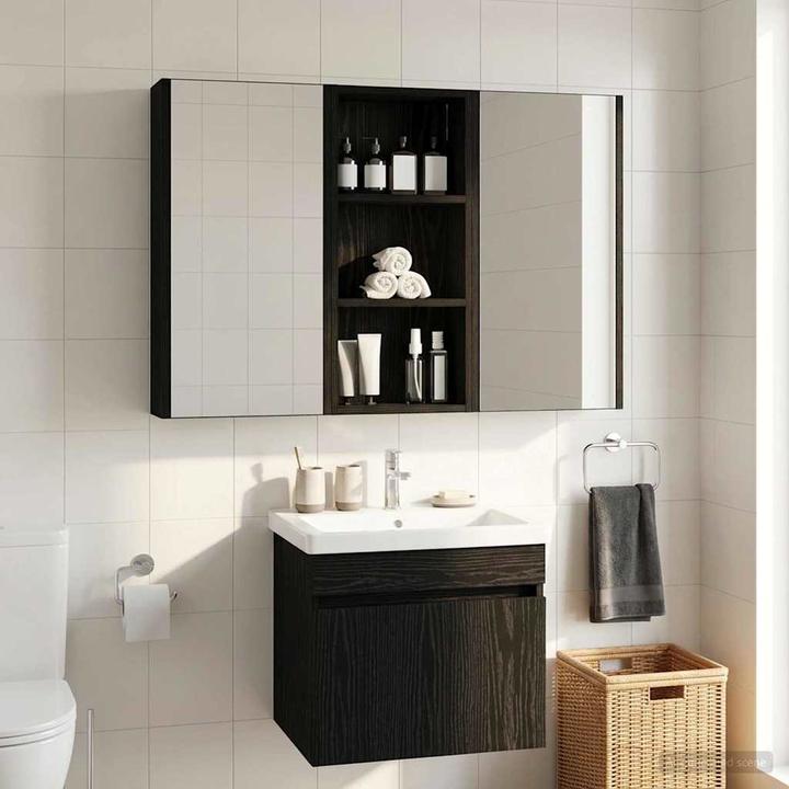 Produktbild vidaXL Badezimmerschrank (30 x 14 x 70 cm)