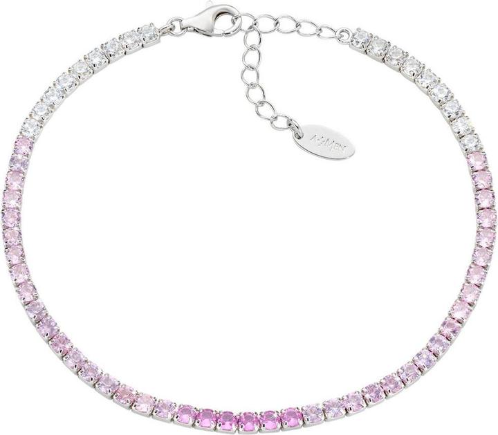 Argento, Argento placcato in rodio, Pink, Rosa
