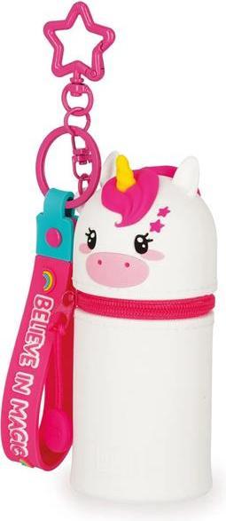 Actual product image Legami Mini Kawaii Coin Purse With Key Ring Unicorn, Schlüsselanhänger, Münztasche, MKAW0003