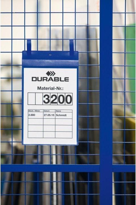 Actual product image Durable Marking pockets with wire hanger (A4, 50 x)