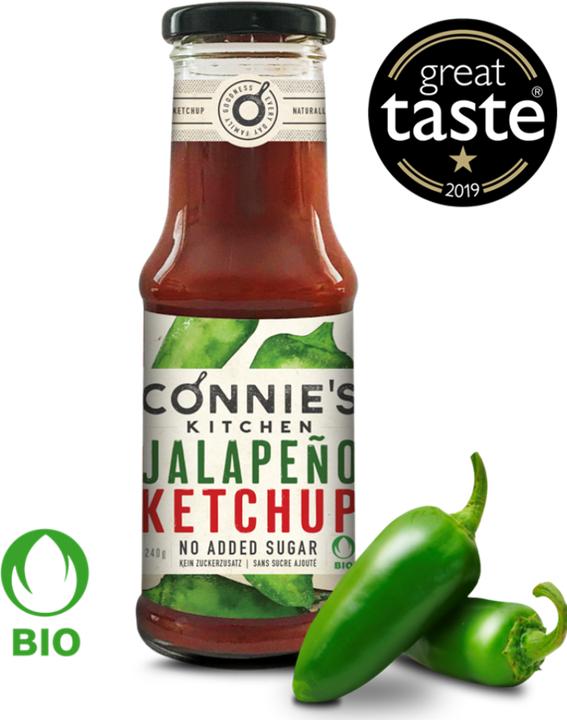 Actual product image Connie's Kitchen Ketchup Jalapeno Organic (340 g)
